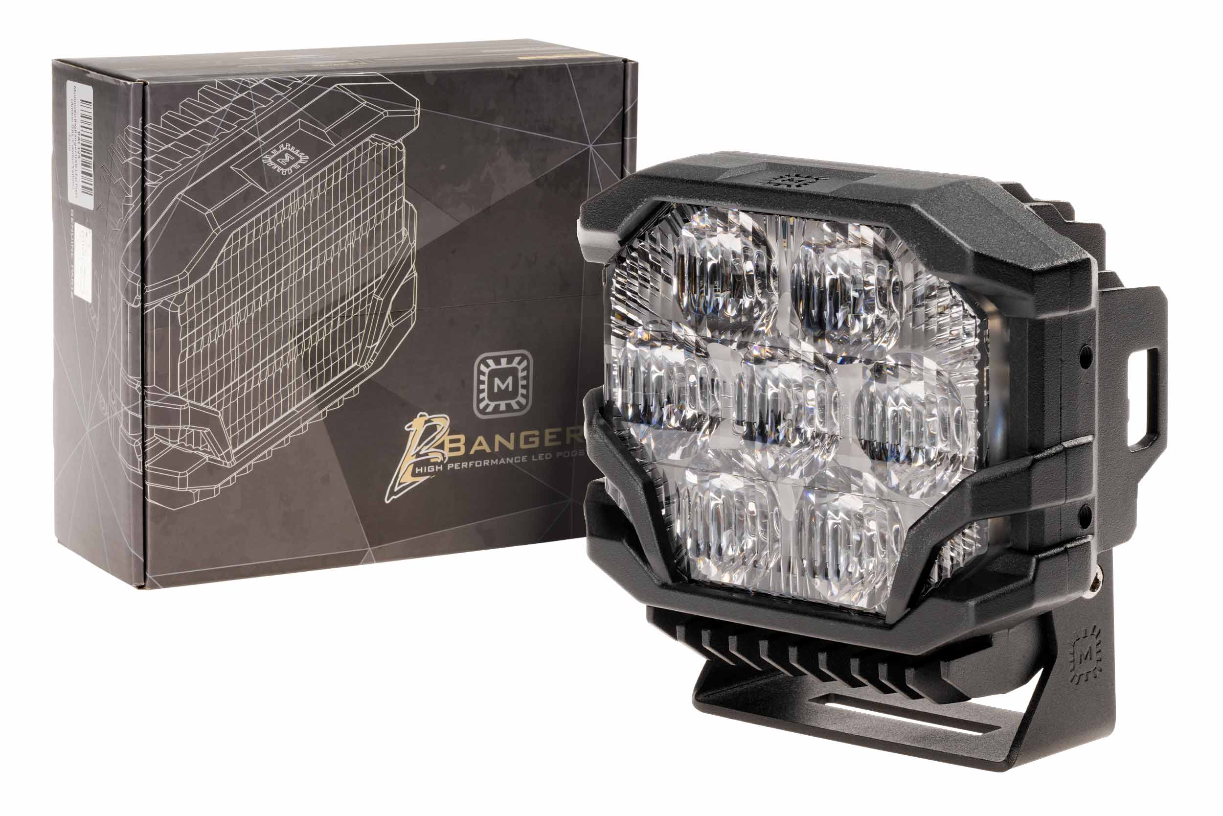 HR | Morimoto Big Banger LED Pods: HXB Combo Beam | Width